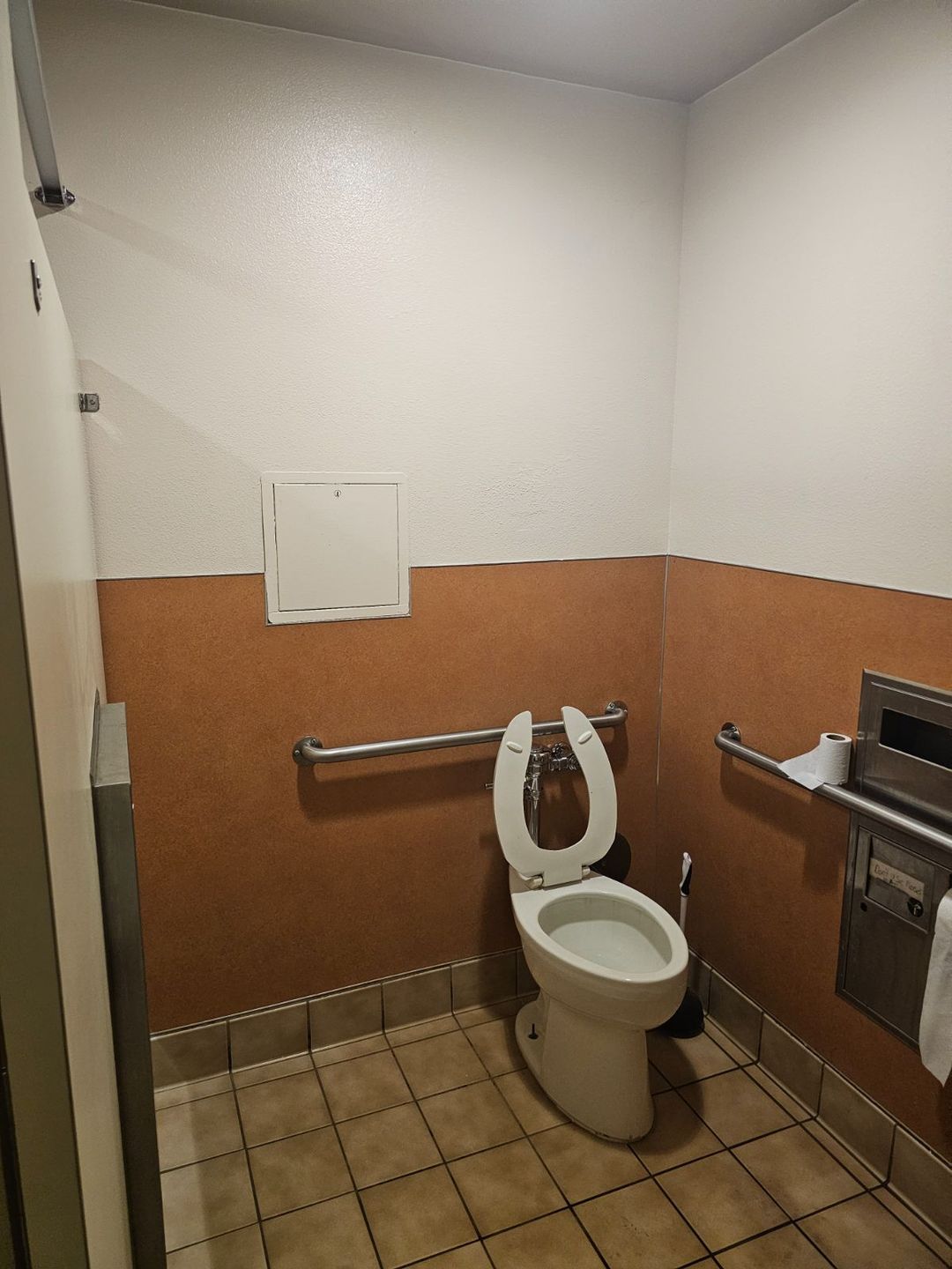 Solid restroom