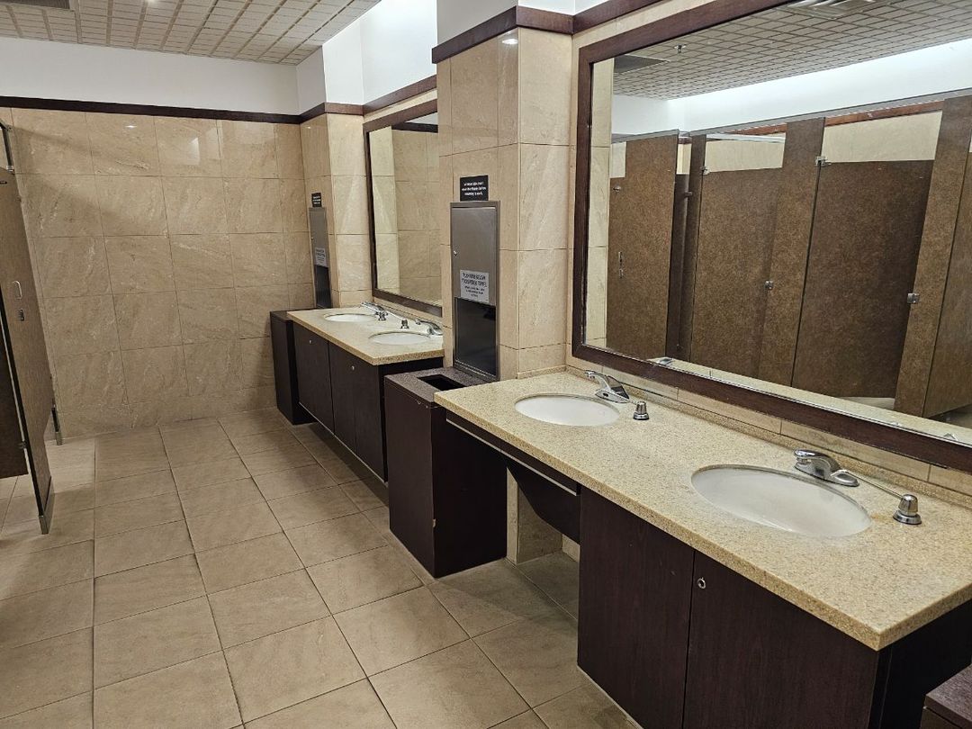 Decent restroom
