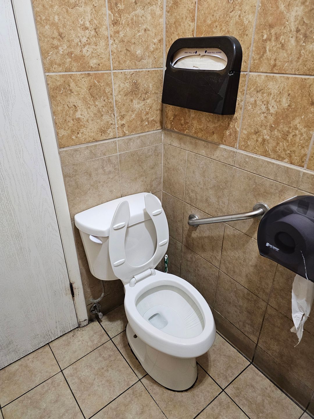 Dingy and dark