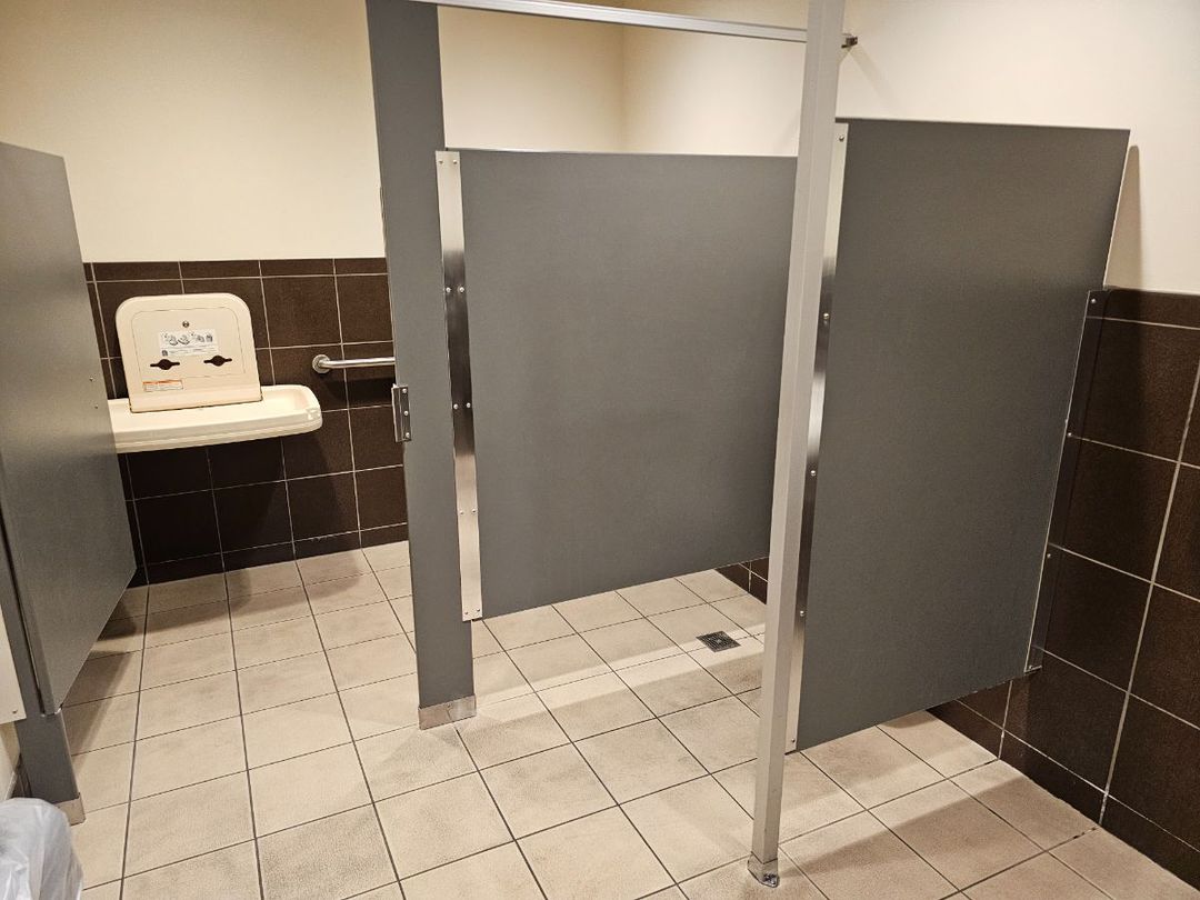 Clean restroom
