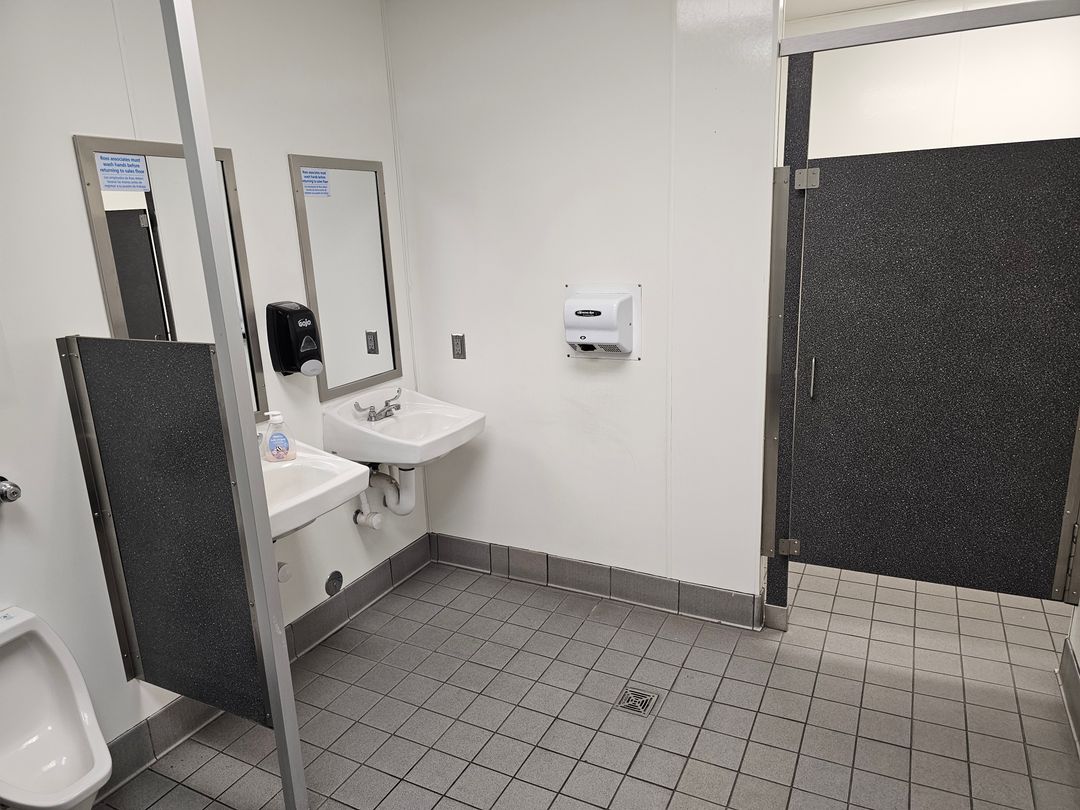 Funny stall location