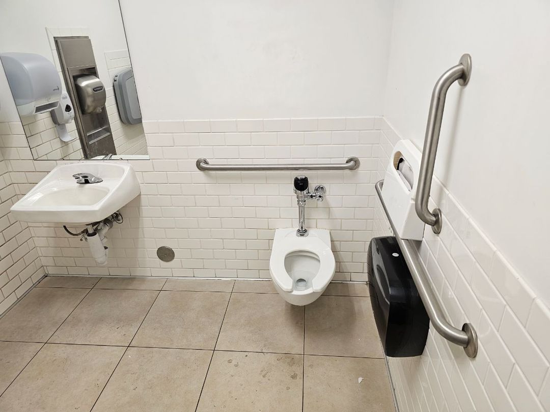Pretty good restroom
