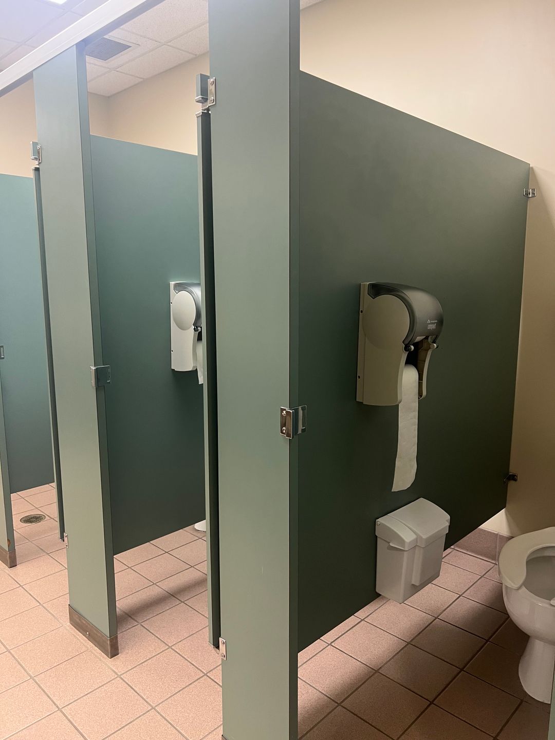 Clean bathrooms