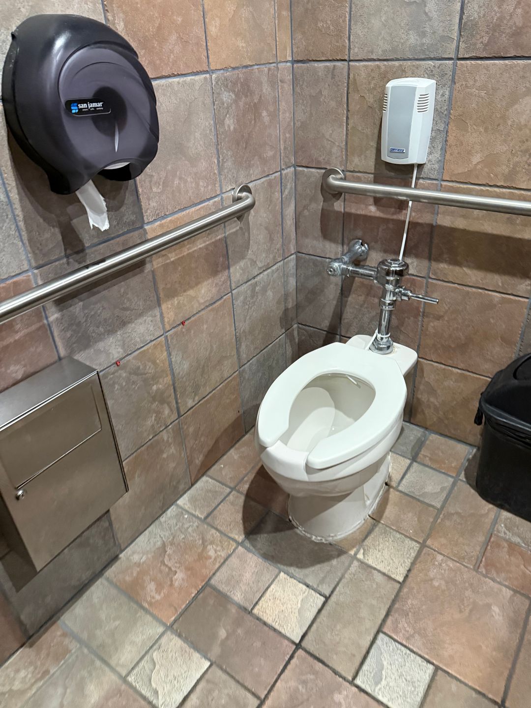Clean restroom